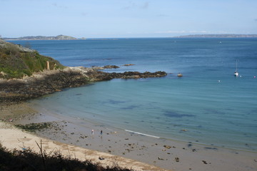 Fototapeta na wymiar Guernsey coastal walk