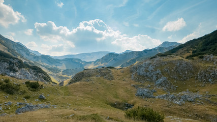 Fototapeta na wymiar Beautiful landscape of Durmitor National Park, Montenegro