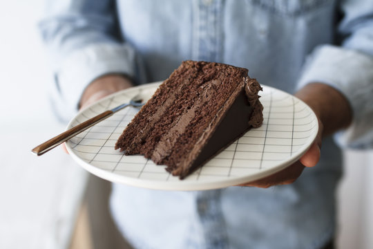 Chocolate cake.