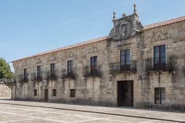 Fototapeta na wymiar Fefinanes palace (Pazo de Fefiñans), Cambados, Spain