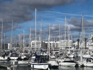 Hafen in Lagos an der Algarve