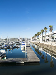 Hafen in Lagos an der Algarve