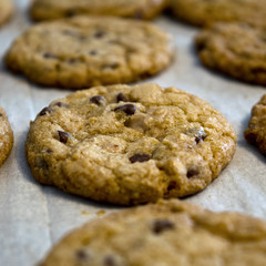 Cookies on parchment