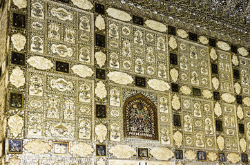 Maharajah (King) Room inside Public City Palace of Udaipur, India