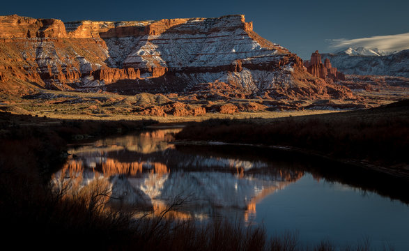 Slong the Colorado River near Moad, Utah