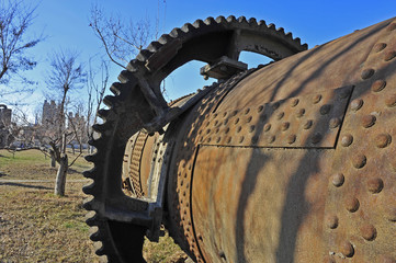 The old machinery and equipment