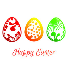 Happy Easter. Easter greeting card. Vector illustration.