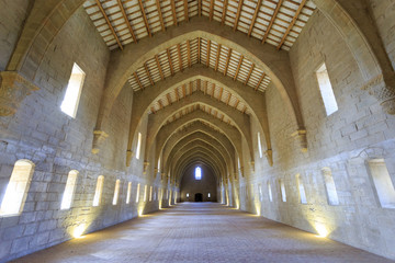 Obraz premium Poblet Monastery, in Catalonia spain