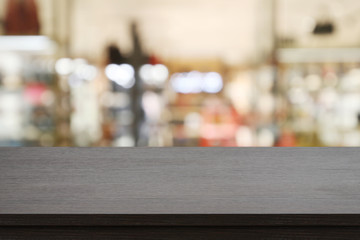 Fashion Store Defocused Blurred Background