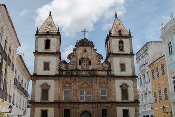 Fototapeta na wymiar Church of São Francisco no Pelourinho - Salvador Bahia