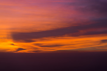 Sunrise and beautiful clouds