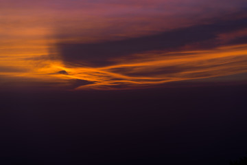 Fototapeta premium Sunrise and beautiful clouds