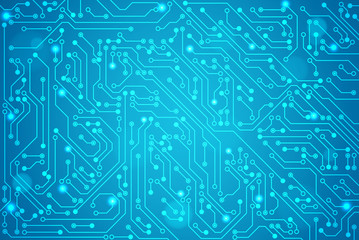 Abstract technology circuit board