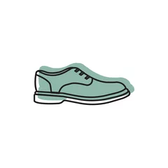 Behangcirkel Low shoe icon. Doodle illustration of Low shoe vector icon for web and advertising © keltmd