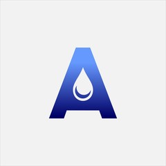 Droplets Letter A