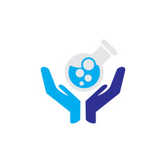 Lab Care Logo Icon Design