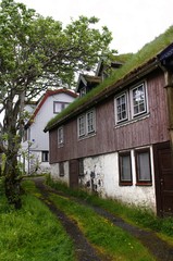 Fototapeta na wymiar Houses - Faroe Islands