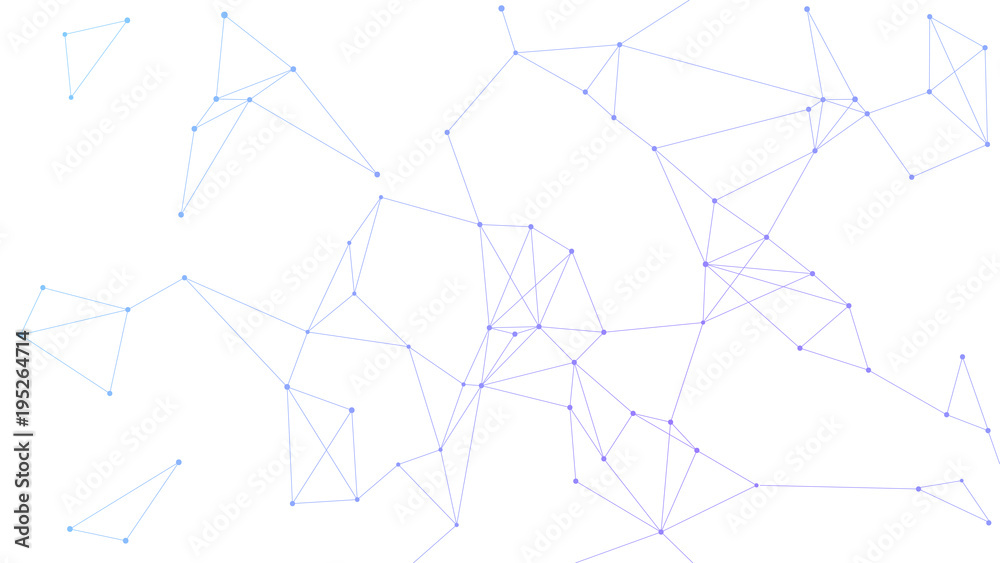Poster blockchain technology futuristic abstract vector background with blockchain peer to peer network. gl