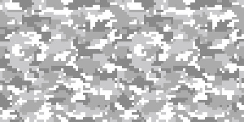 Digital camouflage background. Seamless pattern.Vector. 迷彩パターン