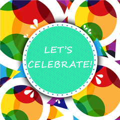 Abstract celebration background