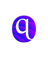 initial letter logo letter o with negative space