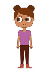 cartoon beauty cute girl daughter