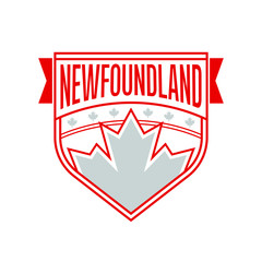 Newfoundland Canadian Province Crest