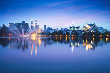 Kuala lumpur skyline