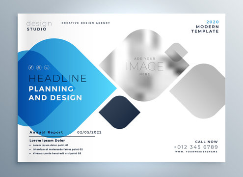 business cover page template design for your brand in creative style