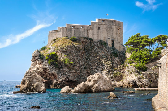 Lovrijenac fortress in Dubrovnik old town
