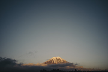Fototapeta na wymiar sunset of Mt.Fuji