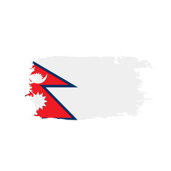 Nepal flag, vector illustration