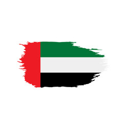 United Arab Emirates flag, vector illustration