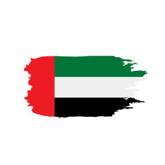 United Arab Emirates flag, vector illustration