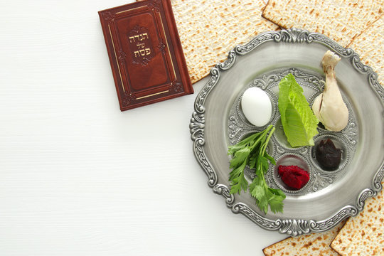 Pesah celebration concept (jewish Passover holiday)