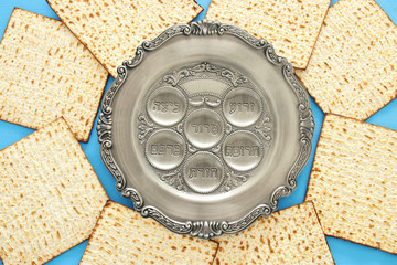 Pesah celebration concept (jewish Passover holiday)