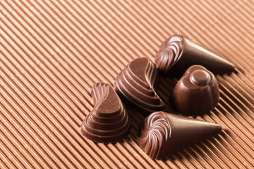 chocolate candy close-up