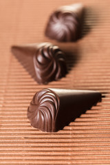 chocolate candy close-up