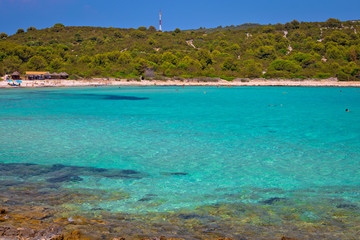 Idyllic turquoise beach Sakarun on Dugi Otok island