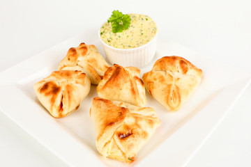 gefüllte Pizzabrötchen