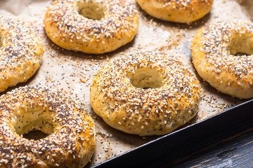 Homemade new york bagels © whitestorm