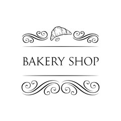  logo for bakery. 