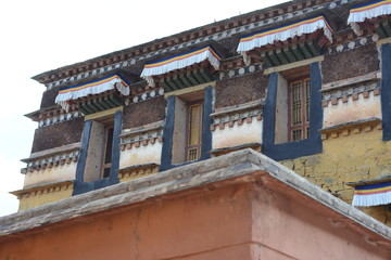 Fototapeta na wymiar 拉卜楞寺藏传佛教建筑
