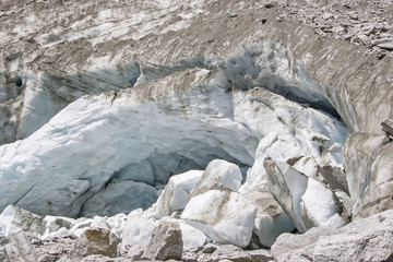Fototapeta na wymiar Gletscher im Val Ferret