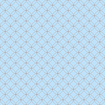 Quatrefoil geometric seamless pattern