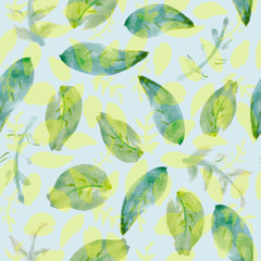 Watercolor floral pattern, delicate flowers. Seamless summer print for fabric, textile, wrapping, wallpaper, background. Vintage botanical set. Wedding, holiday, birthday. Bright botanical colllection