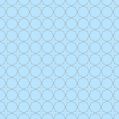 Fototapeta premium Decorative geometric pattern. Quatrefoil background