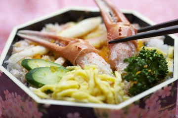 カニのちらし寿司