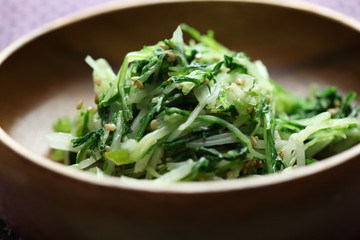 水菜のおひたし