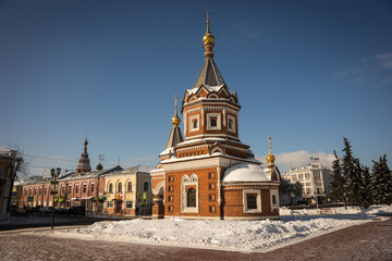 Chapel of Alexander Nevsky in Yaroslavl, Russia